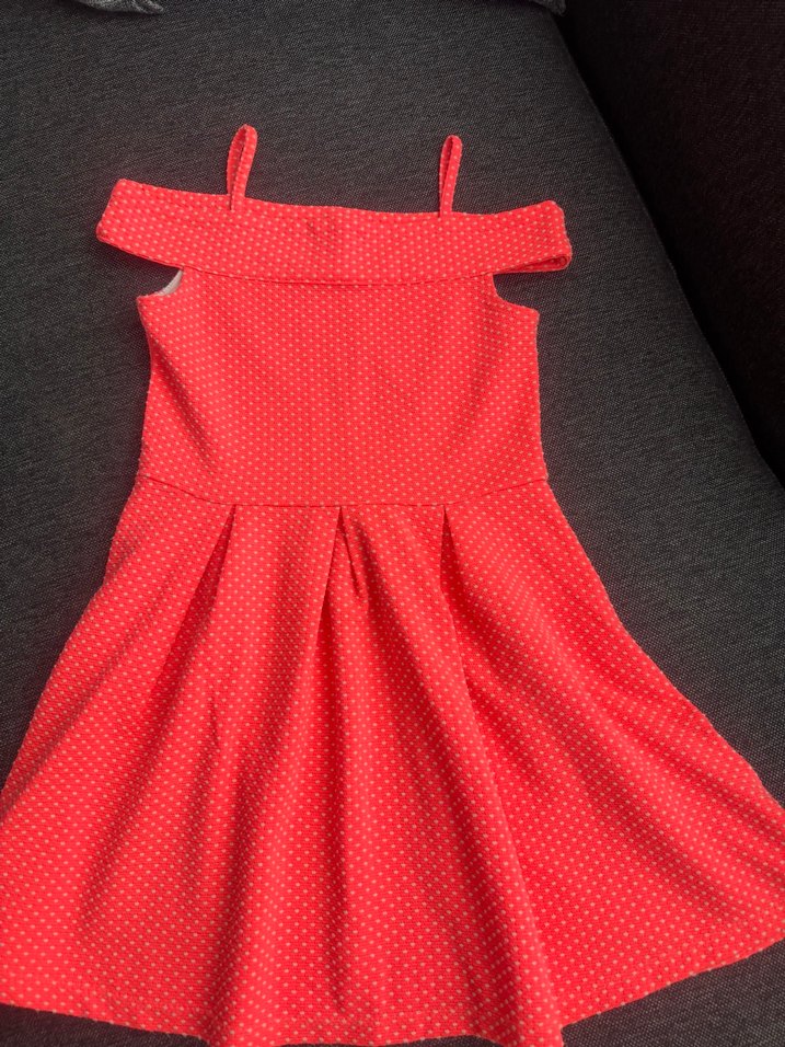 Askılı Kız çocuk Elbisesi 6-7 yaş - Görsel 3