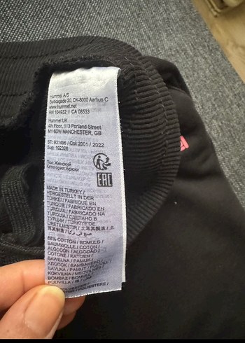 Hummel Siyah kız çocuk eşortman altı - Görsel 3