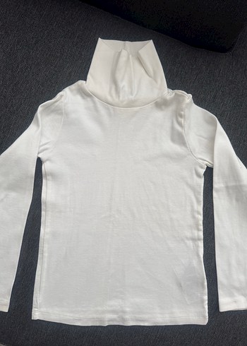 Beyaz Balıkçı Yaka kız çocuk 7-8 yaş - Görsel 2