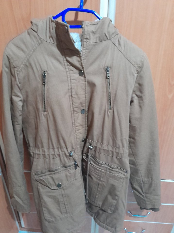 Düğmeli Kahverengi Kadın Ceket - Görsel 2