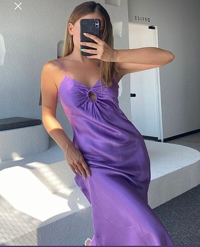 Zara Saten elbise