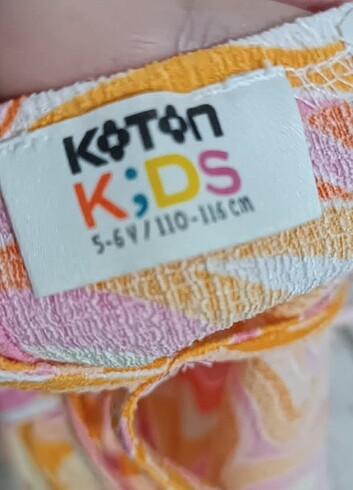 6 Yaş Beden turuncu Renk Koton kıds tulum 5-6 yaş