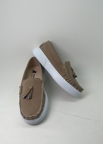 Bej Loafer Ayakkabı - Ekstra Hafif - Görsel 4