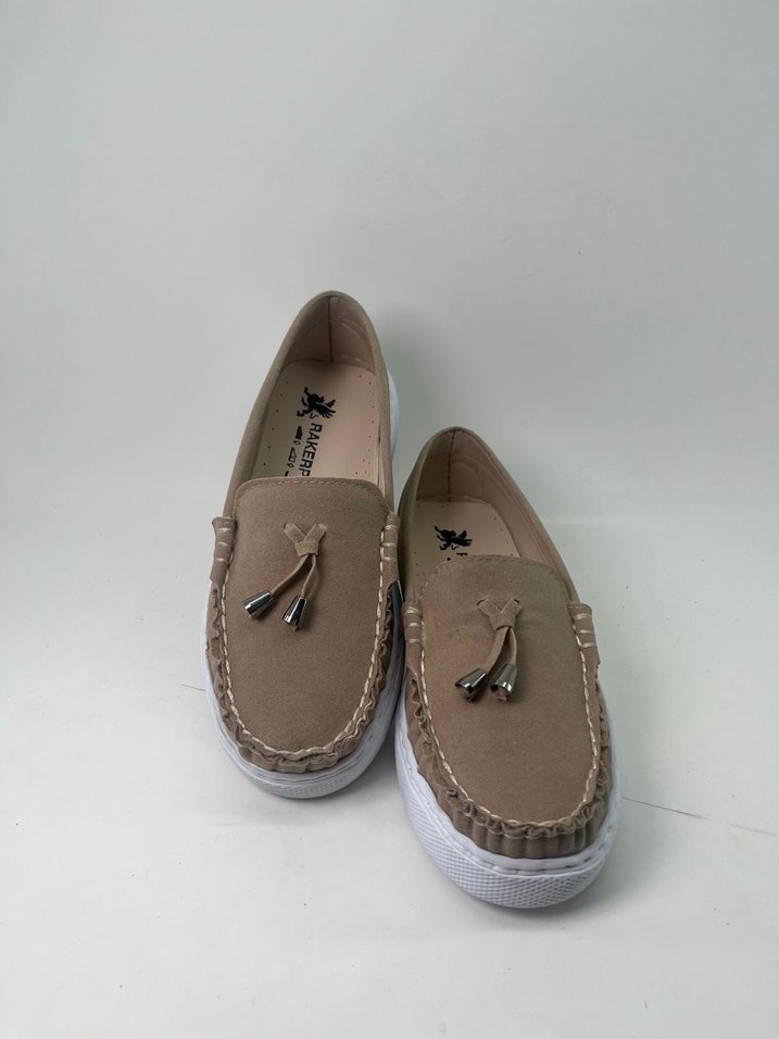 Bej Loafer Ayakkabı - Ekstra Hafif - Görsel 3
