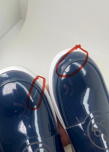 Erkek Parlak Lacivert Klasik Ayakkabı - Görsel 4