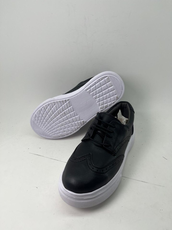 Siyah Cilt Klasik Çocuk Ayakkabısı - Görsel 3