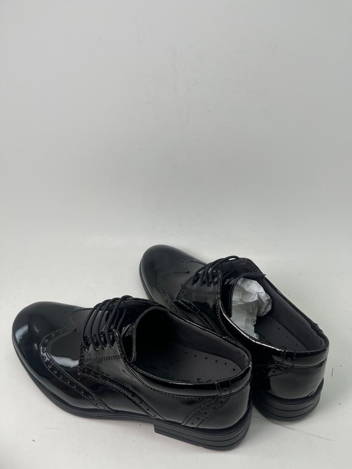 Siyah Parlak Erkek Klasik Ayakkabı - Görsel 3
