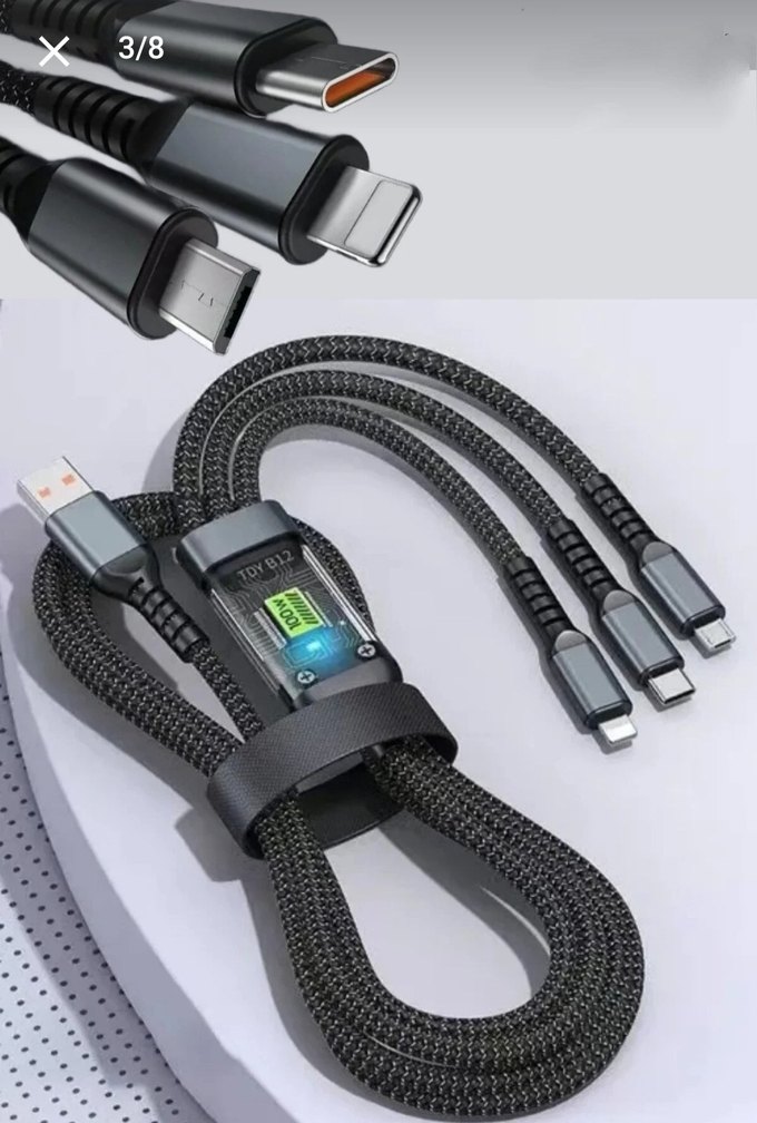 Şarj Kablosu çoklu göstergeli - Görsel 2