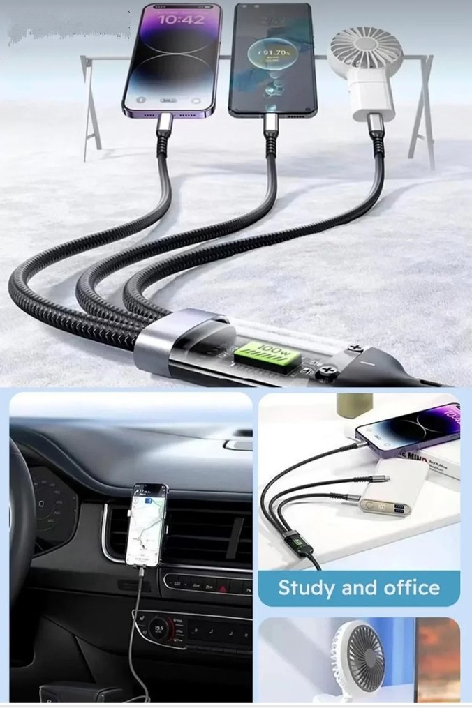 Şarj Kablosu çoklu göstergeli - Görsel 3