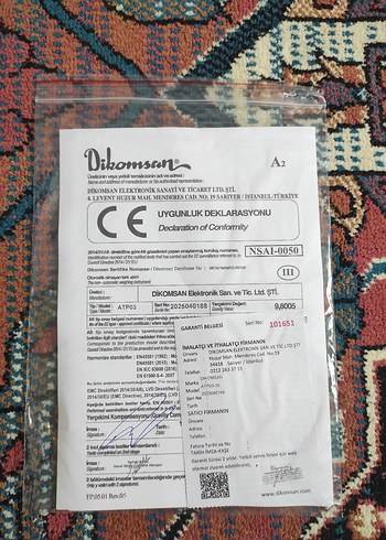 dikomsan atp Tartı Terazi - Görsel 3