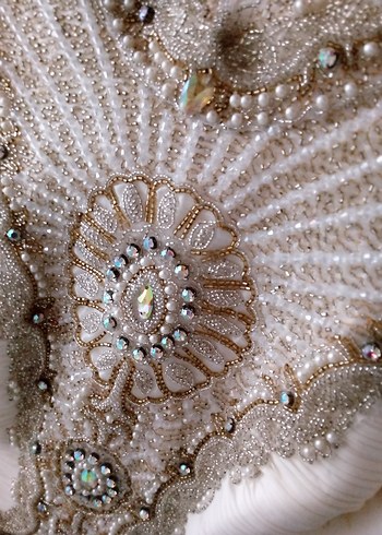 Antika vintage Fransız gelinlik - Görsel 5