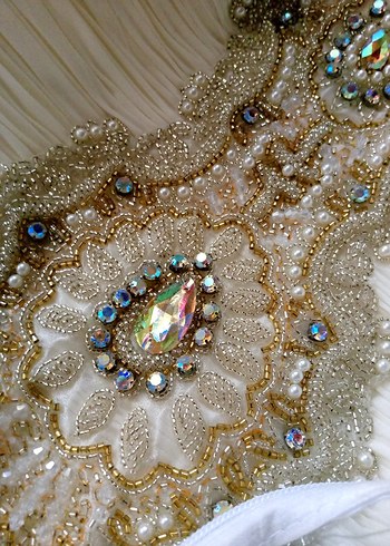 Antika vintage Fransız gelinlik - Görsel 6