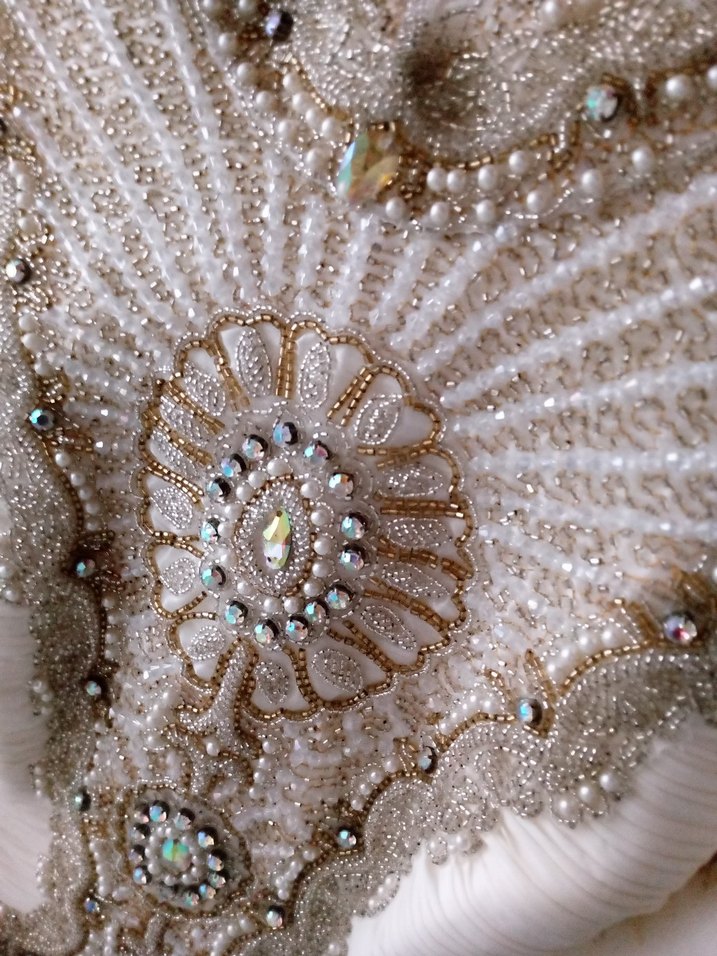 Antika vintage Fransız gelinlik - Görsel 5