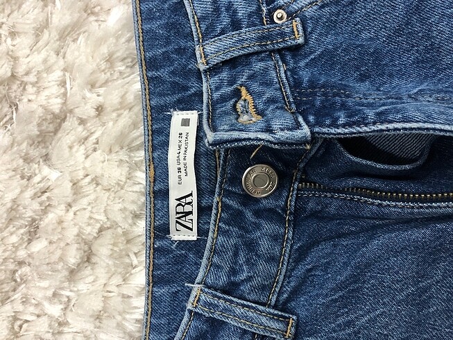 36 Beden Zara kot pantolon