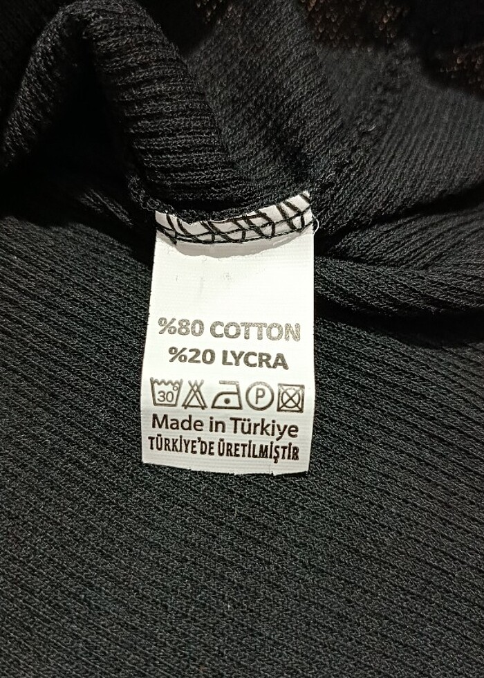 Siyah Kısa Kollu Crop Tişört - Görsel 4