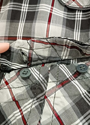Erkek Vintage Ekoseli Gömlek - Görsel 3