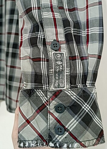 Erkek Vintage Ekoseli Gömlek - Görsel 4