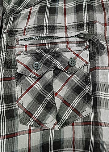 Erkek Vintage Ekoseli Gömlek - Görsel 2