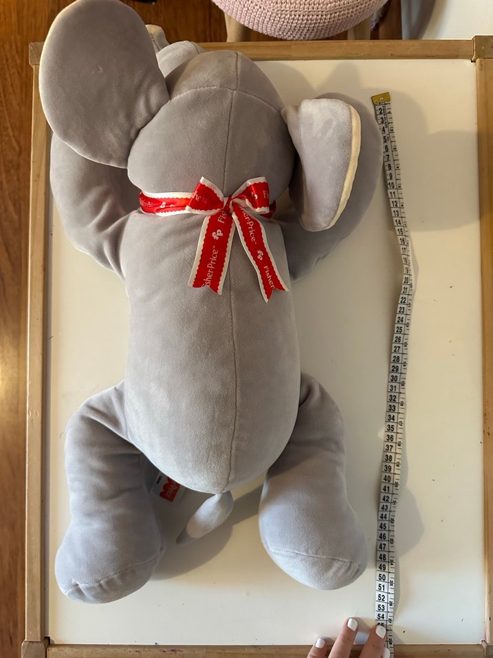 Fisher price Gri Fil Peluş Oyuncak - Görsel 3