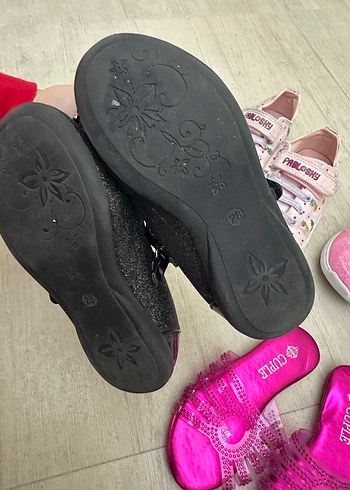 Kız Çocuk Siyah Parlak Kemerli Babet - Görsel 2