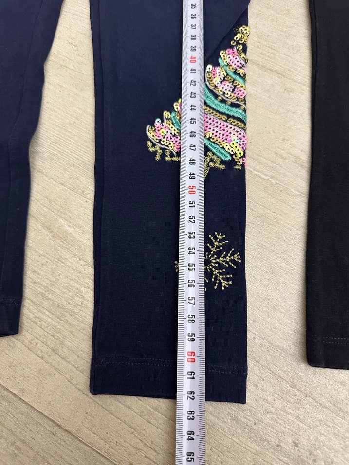 Kız çoçuk yılbaşı payetli tayt - Görsel 2