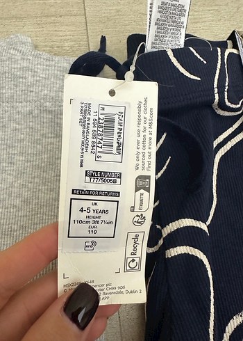 Kız Çocuk Esnek Tayt - Görsel 3