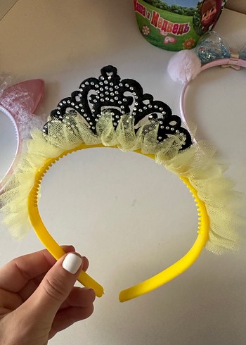 Çocuklar için Renkli Kurdeleli Saç Bantları - Görsel 3