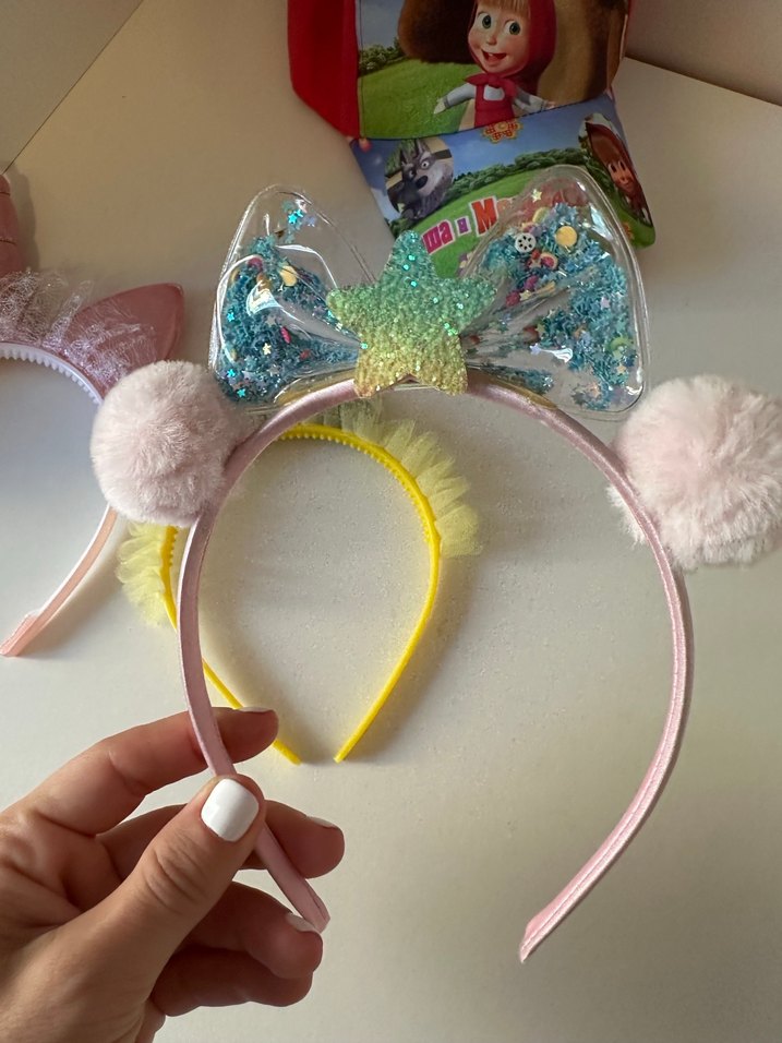 Çocuklar için Renkli Kurdeleli Saç Bantları - Görsel 4