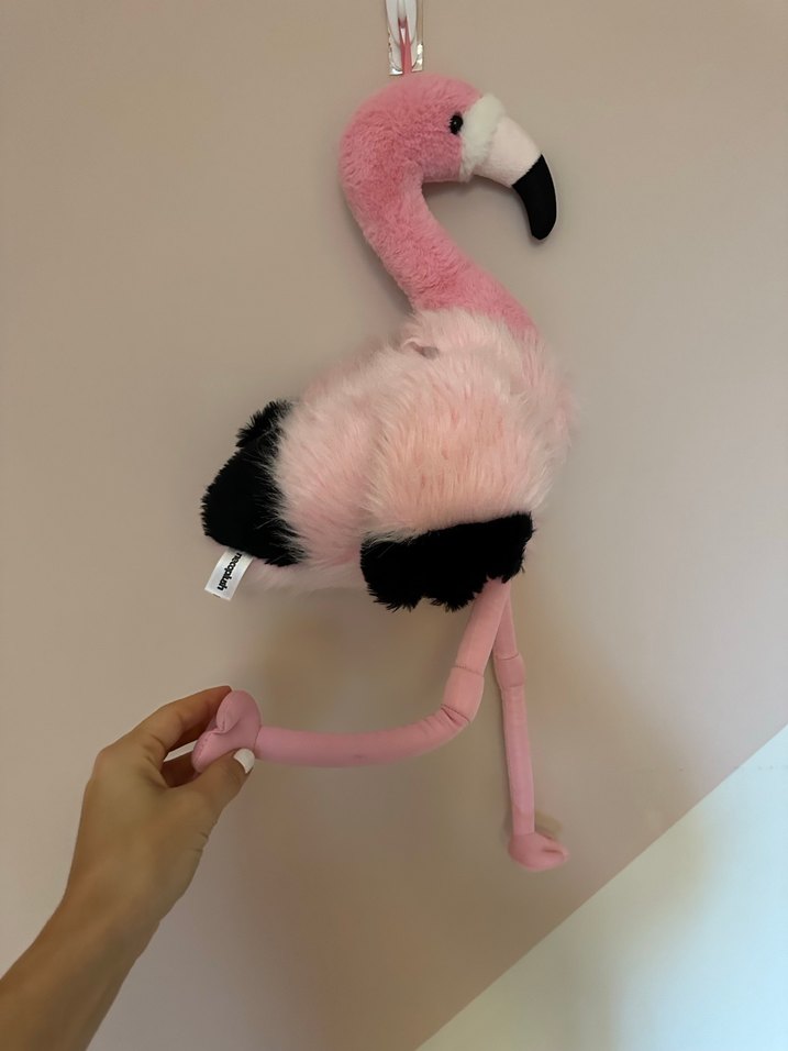 Pembe Peluş Flamingo Oyuncak - Görsel 2