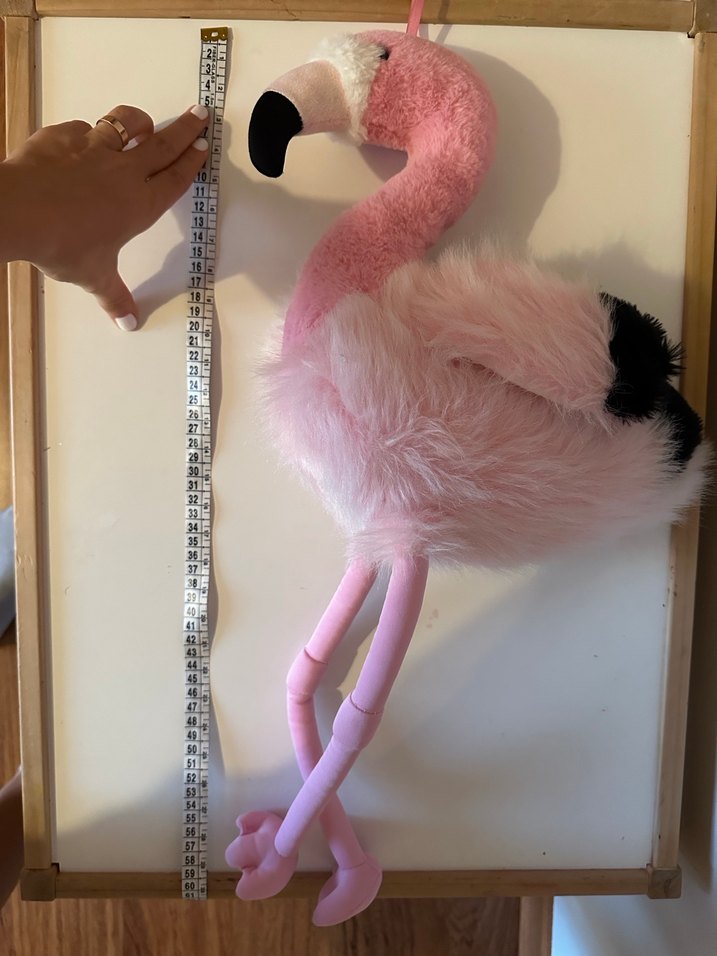 Pembe Peluş Flamingo Oyuncak - Görsel 4