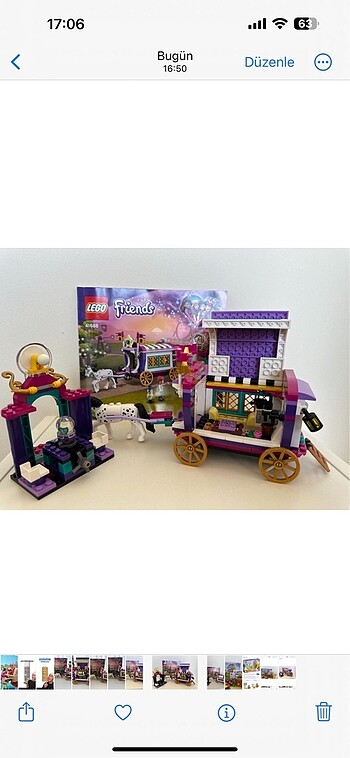 Diğer Lego friends sihirli karavan 41688