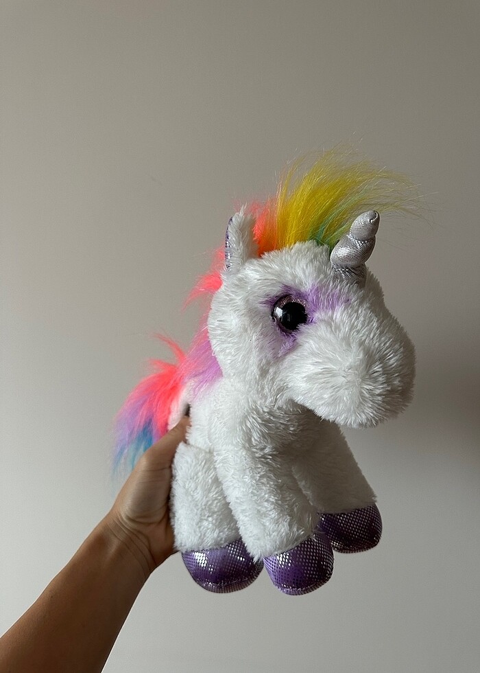 Aurora Rainbow Unicorn Flopsie Plush - Görsel 2