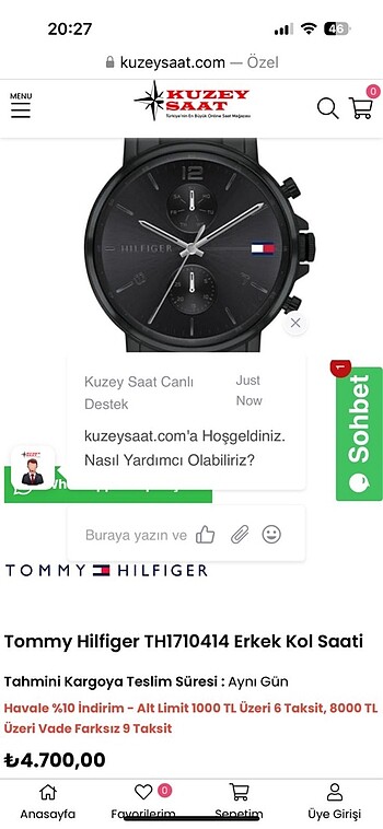 Tommy hilfiger saat