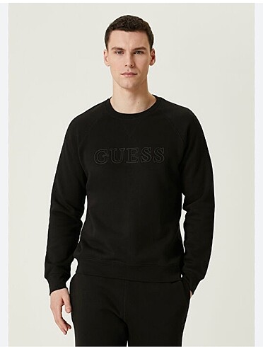 Guess erkek siyah sweatshirt
