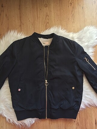 Bomber lacivert ceket