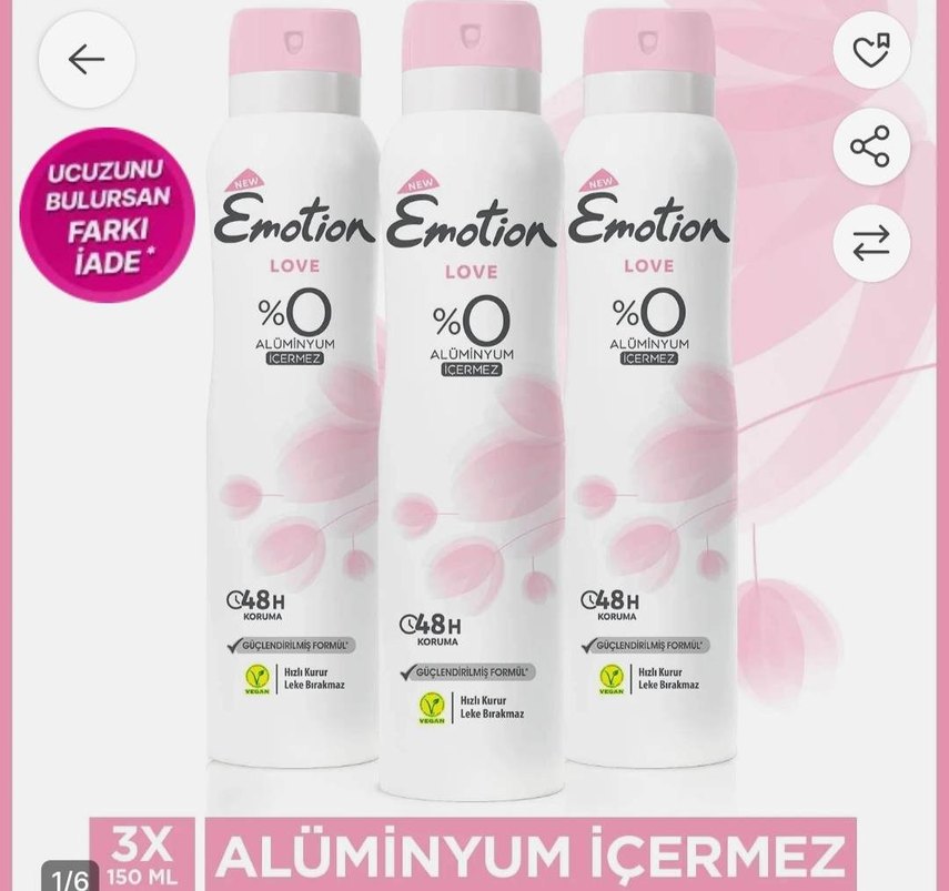 Emotion Detox Floral Kadın Deodorant 150 ml - Görsel 2