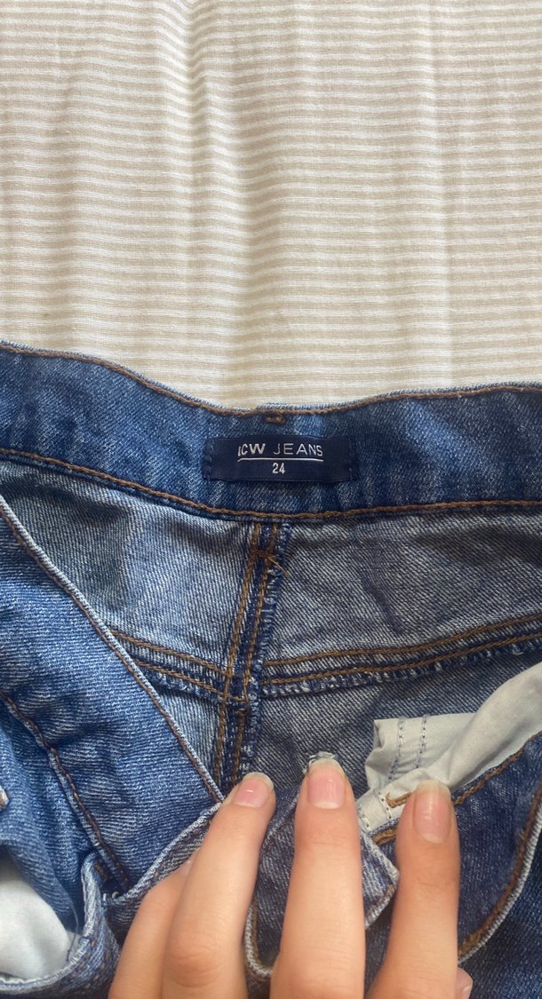 Denim şort - Görsel 4