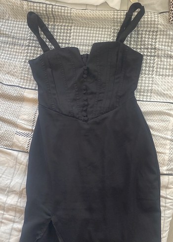 Siyah Midi Hemşire Korsesi - Görsel 4