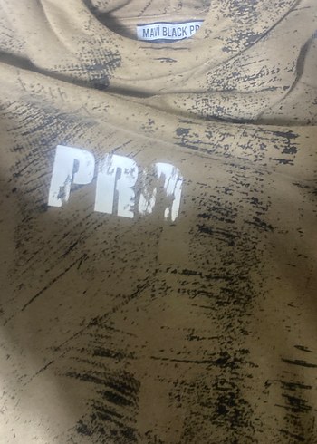 Erkek Kahverengi Baskılı Sweatshirt - Görsel 5