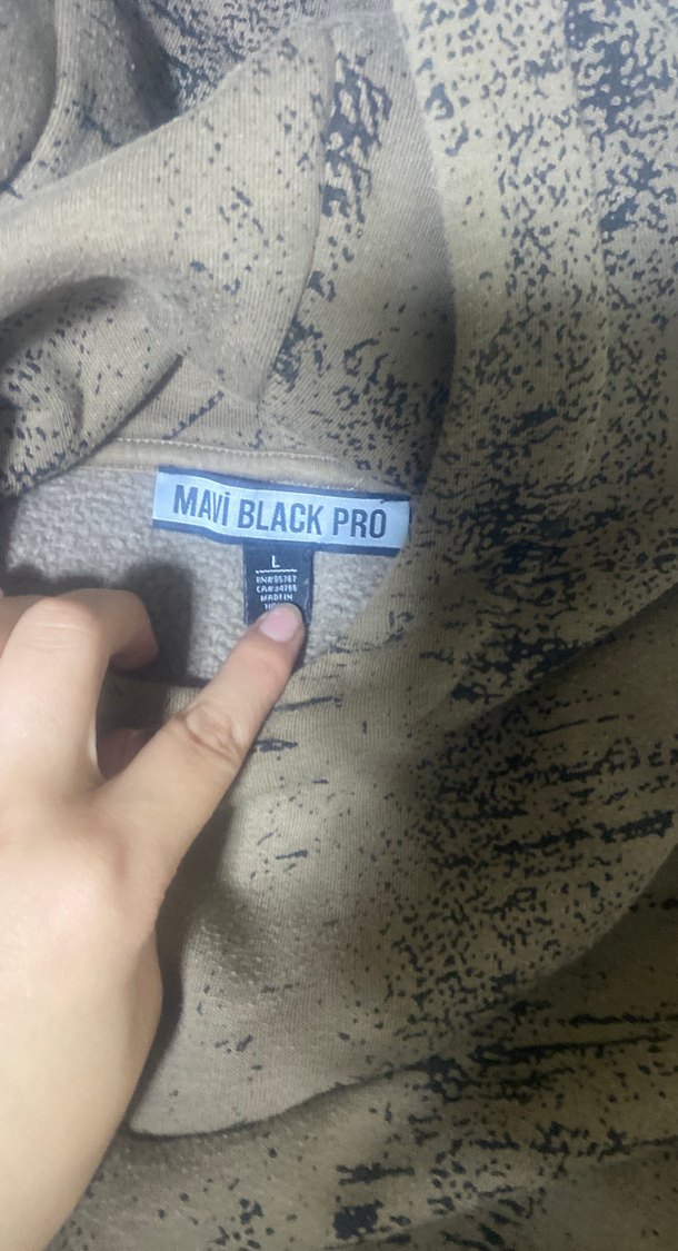 Erkek Kahverengi Baskılı Sweatshirt - Görsel 4