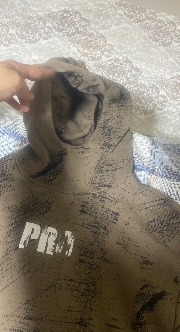 Erkek Kahverengi Baskılı Sweatshirt - Görsel 3