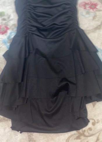 Siyah Gotik Midi Elbise - Görsel 2