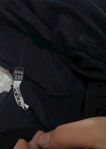 Siyah V Yakalı Midi Gotik Elbise - Görsel 2