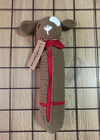 Hayvan Figürlü Örgü Kalemlikler - Görsel 15