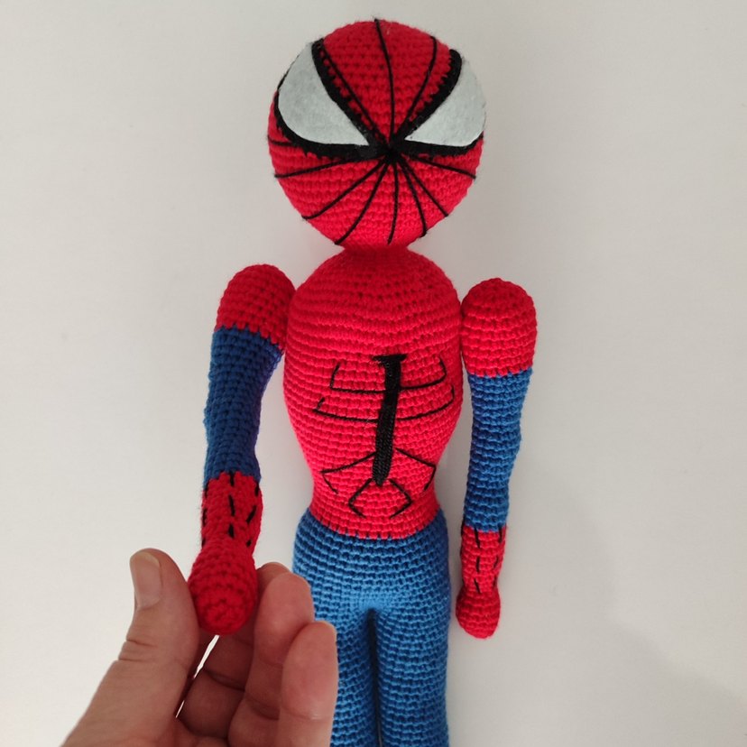 Spiderman Örümcek Adam Örme Aksiyon Figürü - Görsel 4