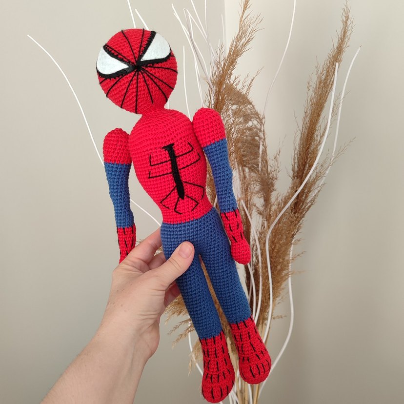 Spiderman Örümcek Adam Örme Aksiyon Figürü - Görsel 2