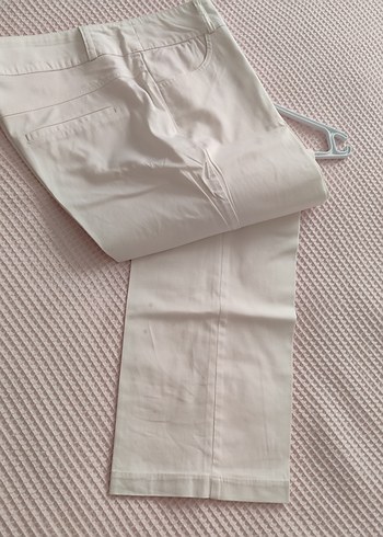 Beyaz Kadın Kumaş Pantolon - Görsel 6