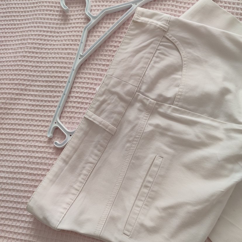 Beyaz Kadın Kumaş Pantolon - Görsel 4