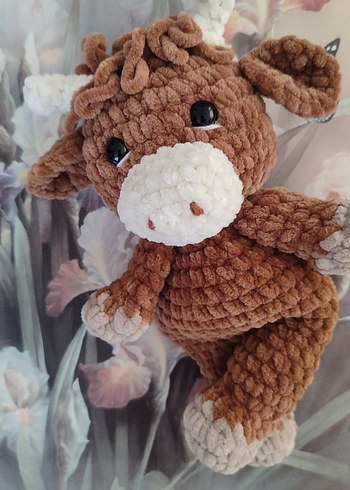 Amigurumi inek , kahverengi inek - Görsel 8