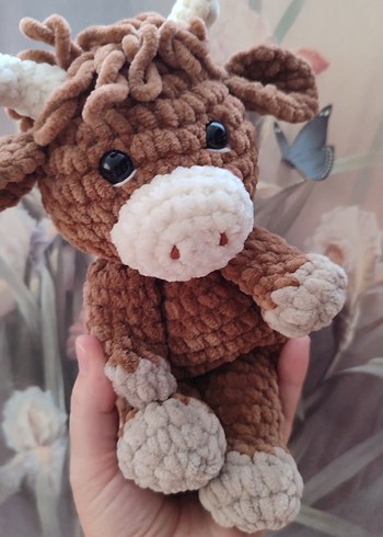 Amigurumi inek , kahverengi inek - Görsel 7